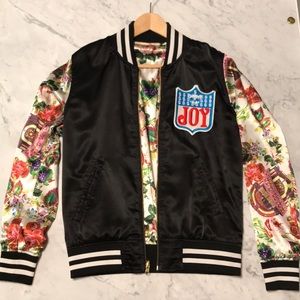 Joy Rich x NFL reversible varsity jacket